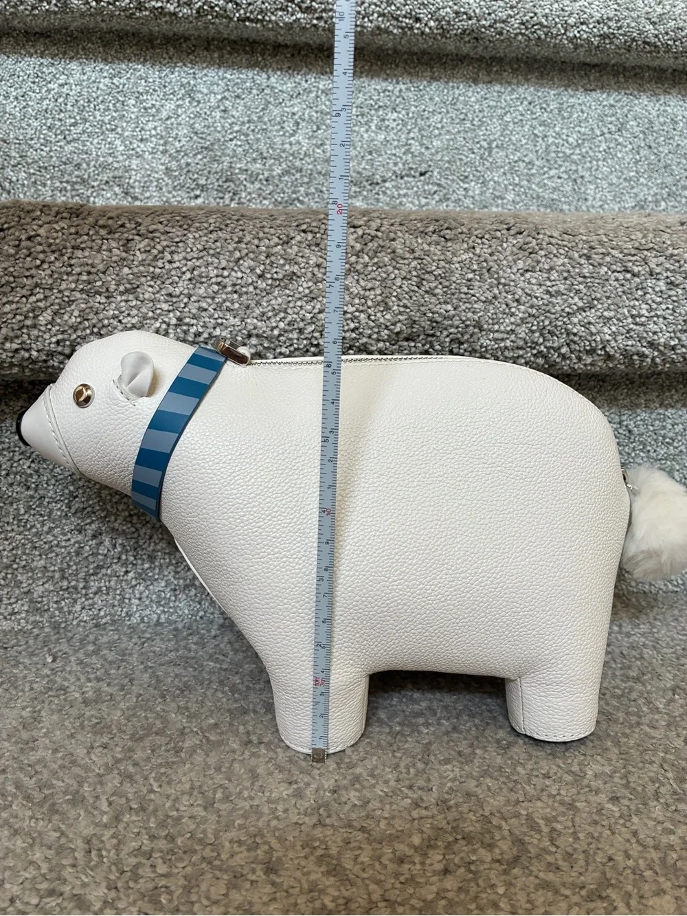 Kate spade white polar bear crossbody bag